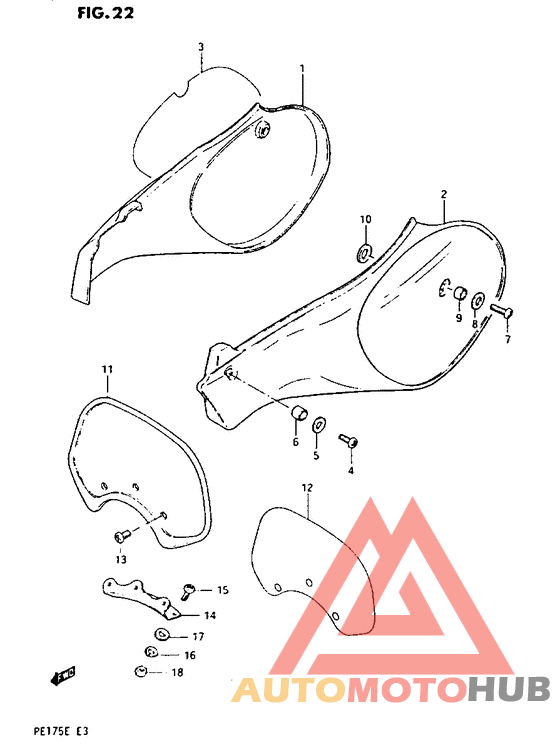 Обтекатель задний