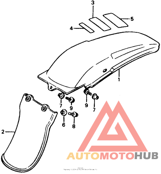 Задний бампер