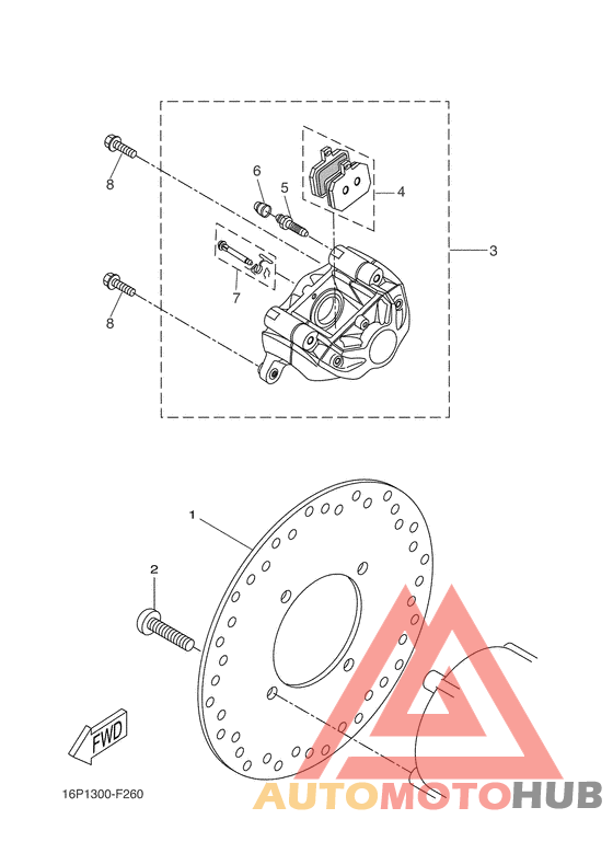 Задний суппорт