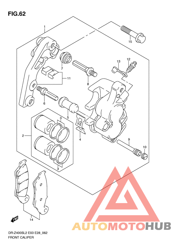 Передний суппорт