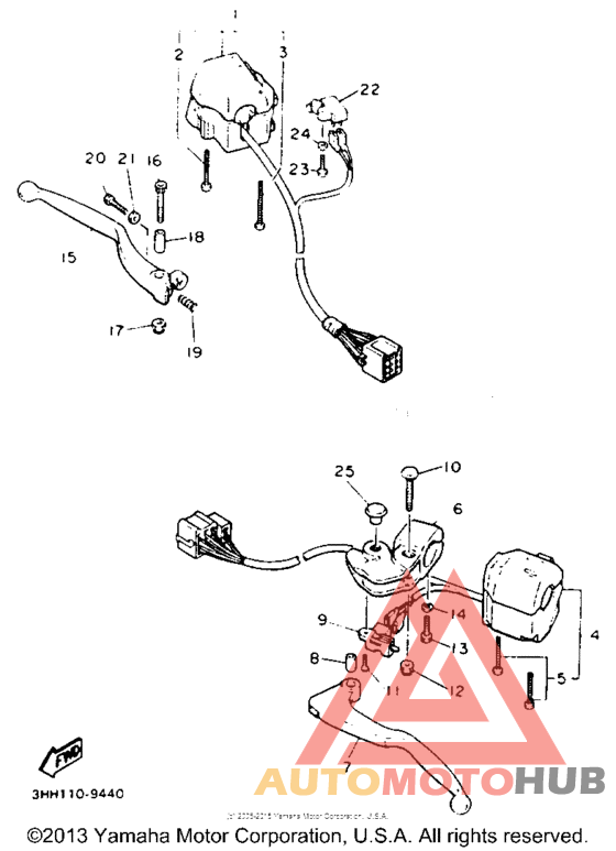Handle switch - lever