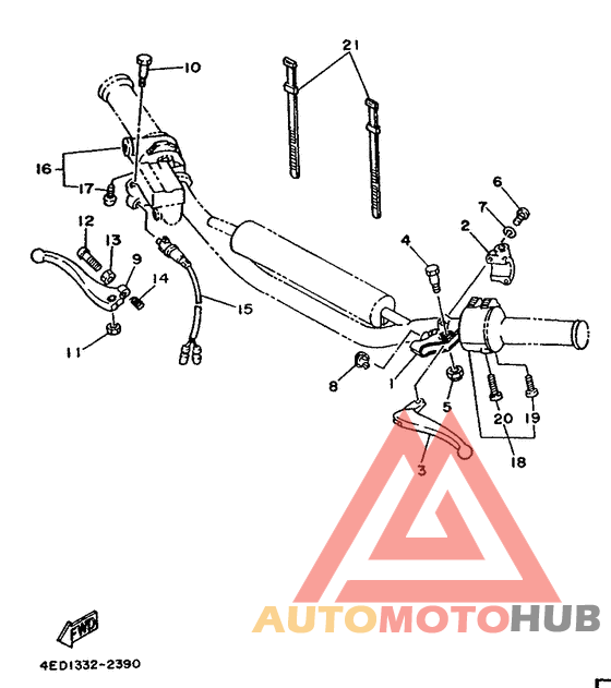 Handle switch. lever