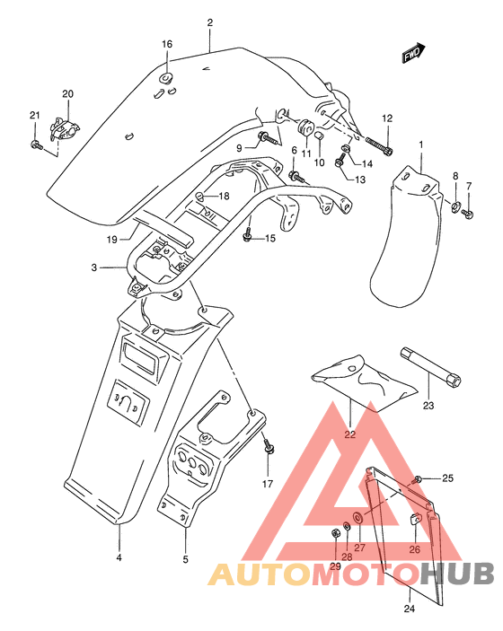Заднее крыло