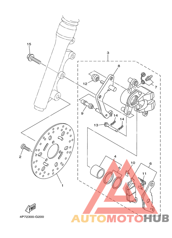 Передний суппорт
