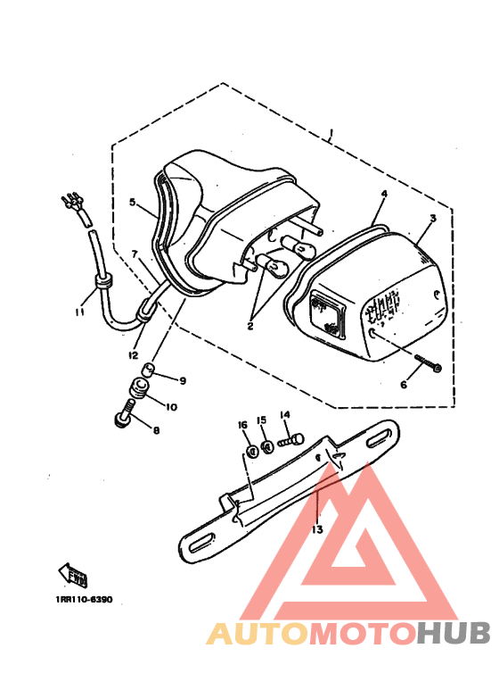 Taillight unit ass`y