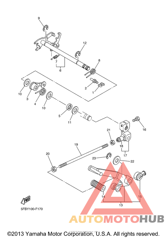 Вал переключения