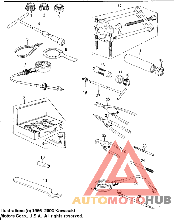 Special service tools "a"