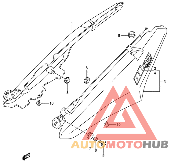 Обтекатель сидения