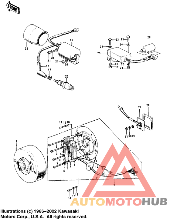 Ignition/generator/rectifier