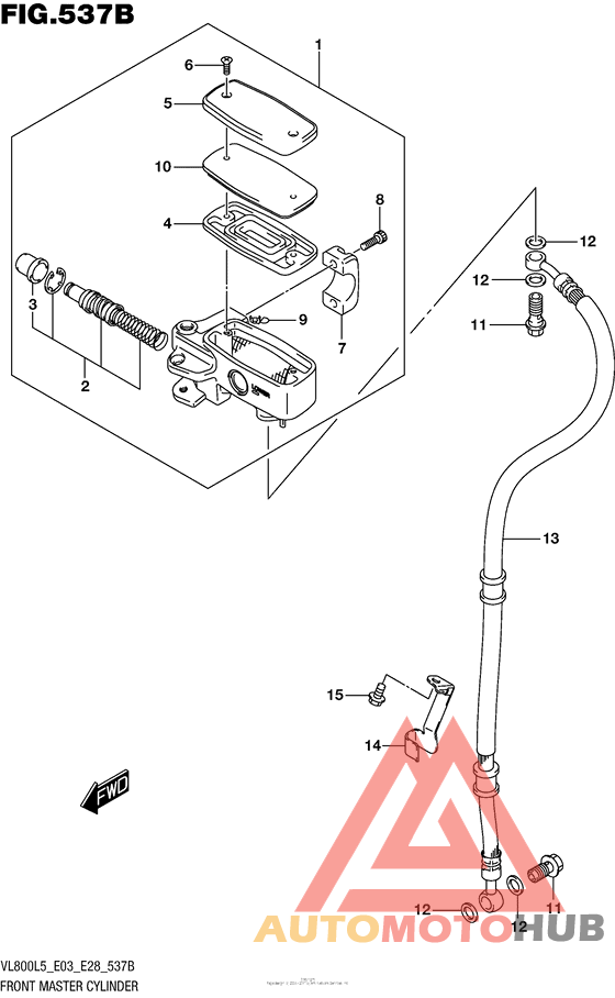 Front Master Cylinder (Vl800L5 E33)