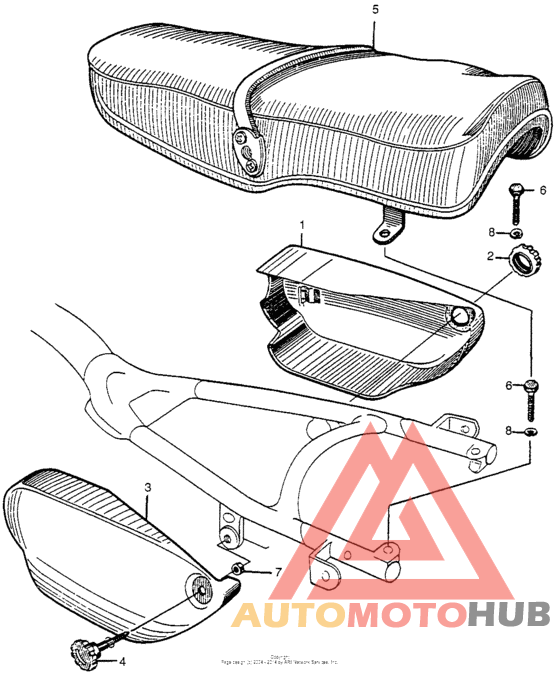 Air cleaner case + seat