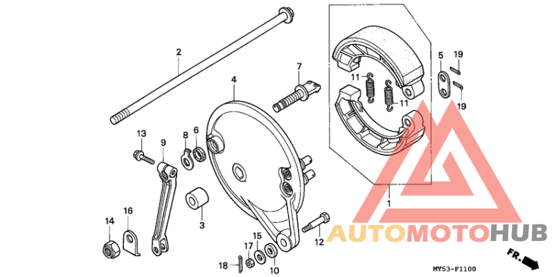 Задний тормоз
