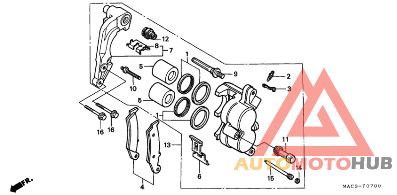 Передний суппорт