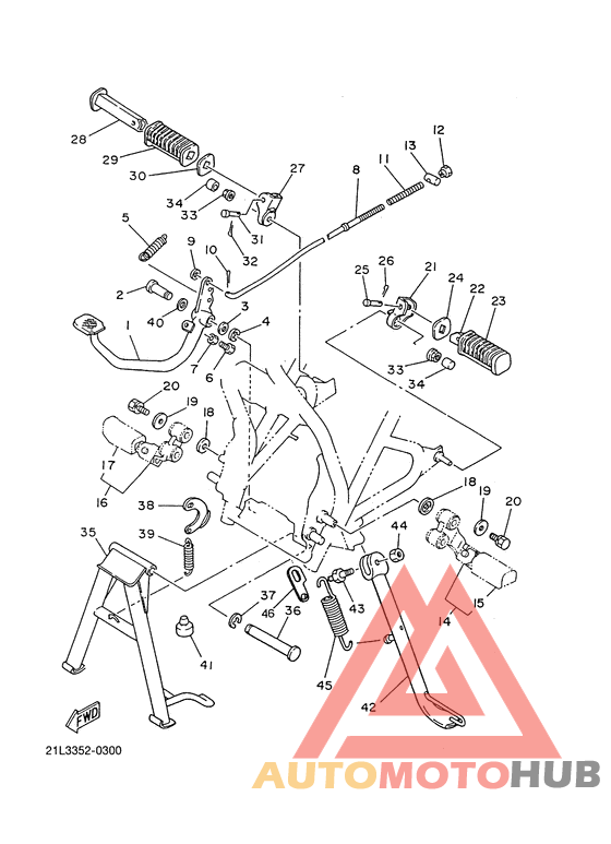 Caballete. estriberas