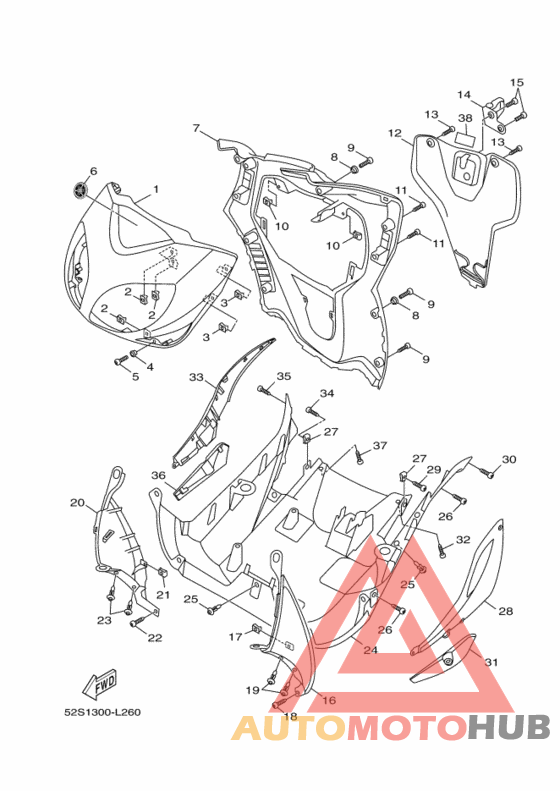 Щиток облицовочный