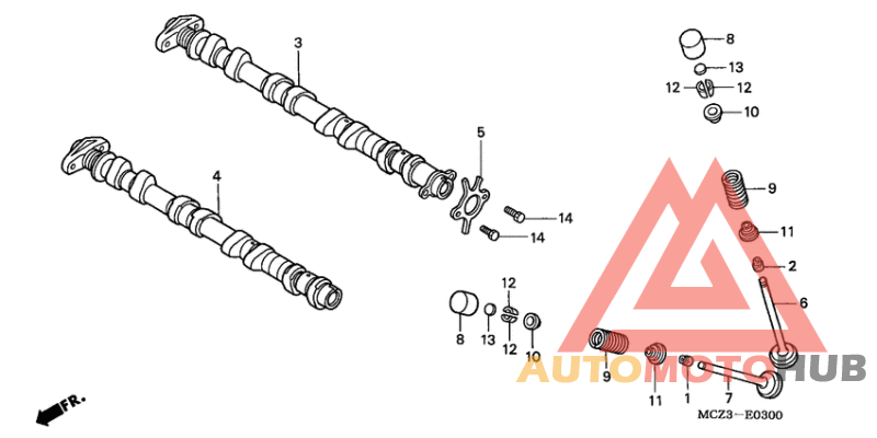 Распред вал/клапана