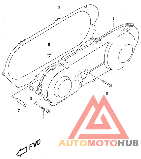 Crankcase lh cover