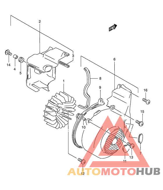 Вентилятор охлаждения