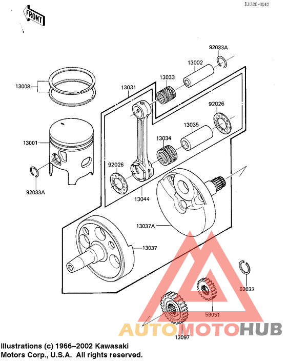 Crankshaft/piston