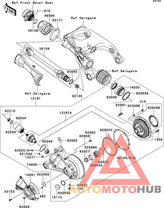Drive shaft/final gear(1/2)