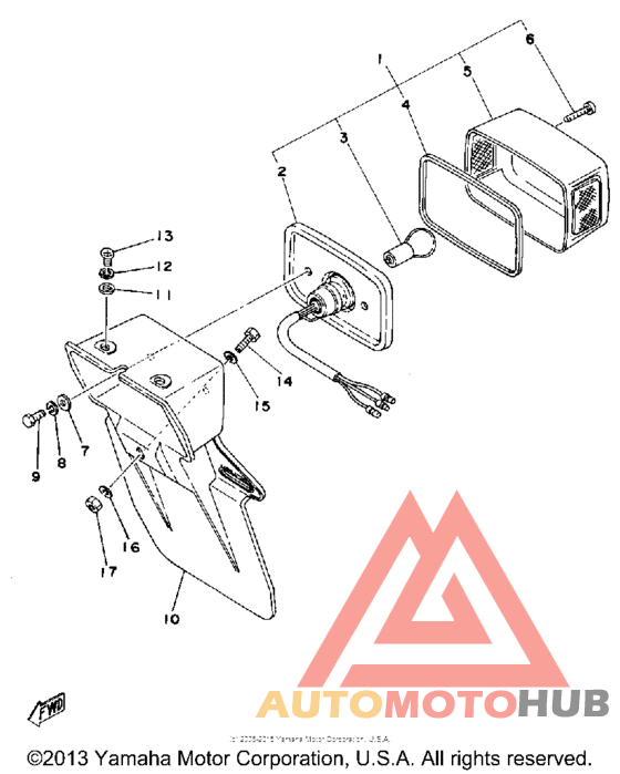 Задний фонарь