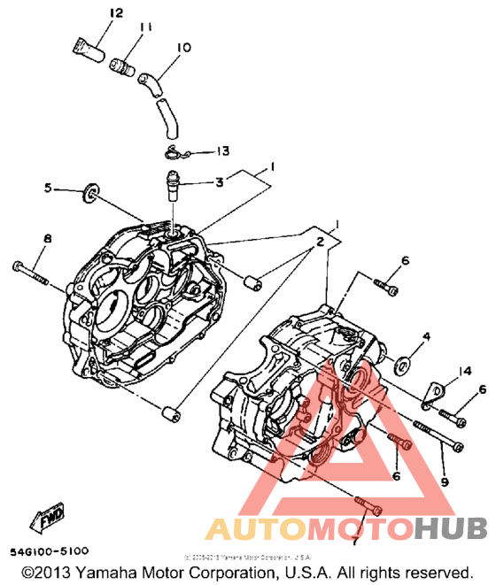 Картер двигателя