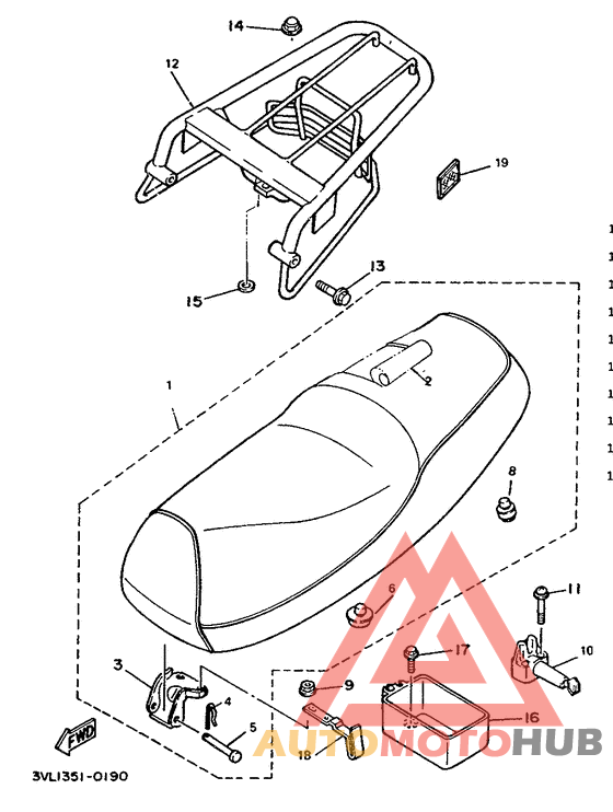 Selle. porte -bagages