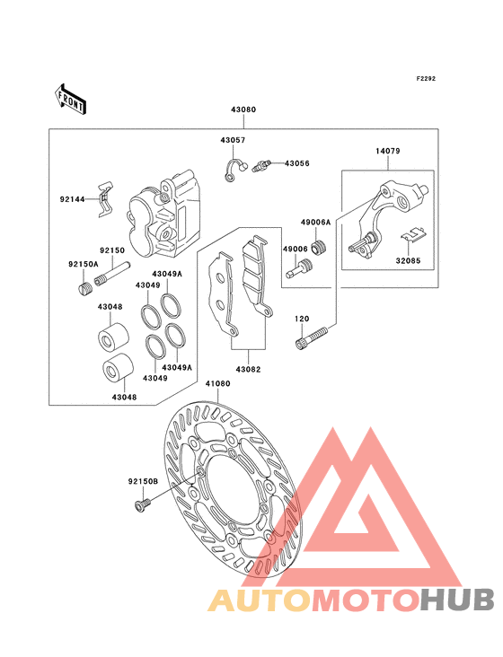 Передний суппорт