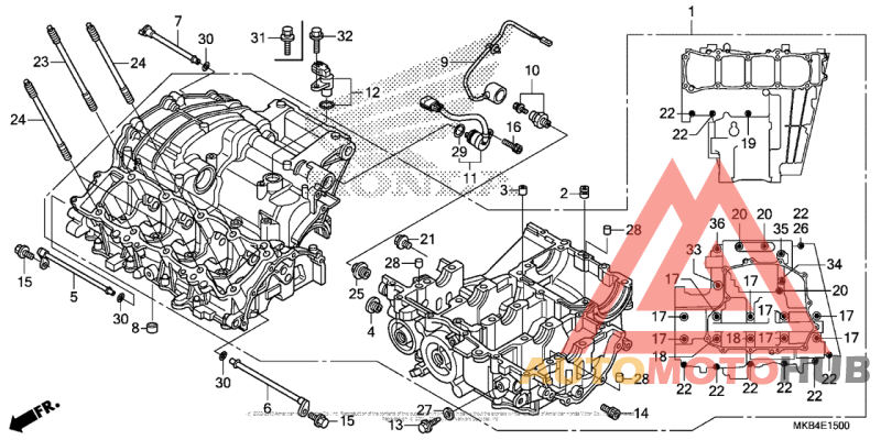 Картер двигателя