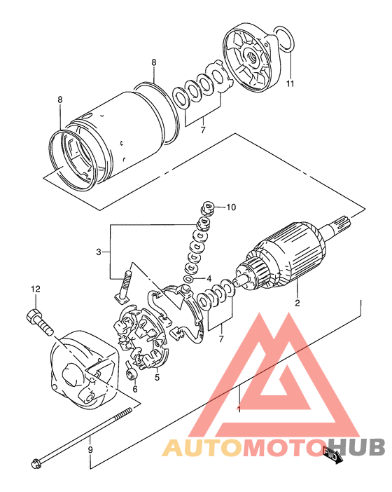 Стартерный мотор