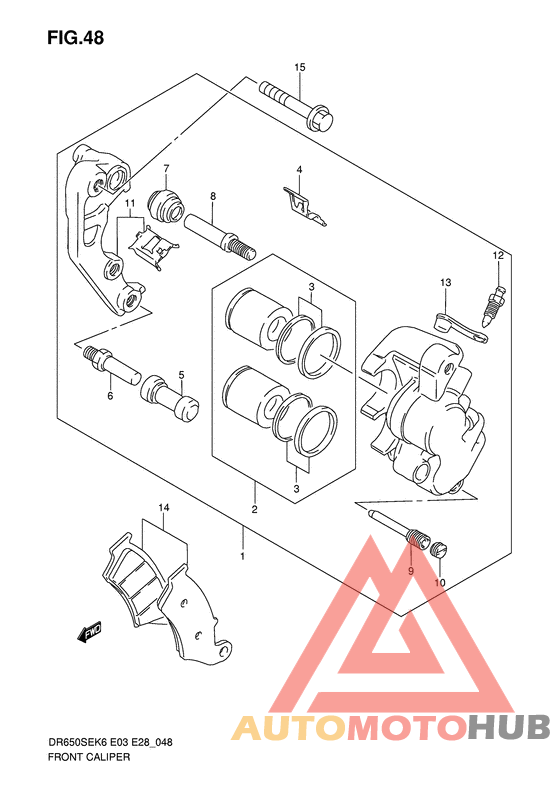 Передний суппорт