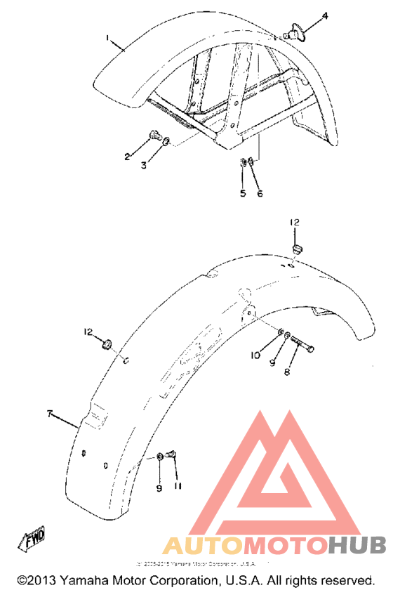 Front fender - rear fender