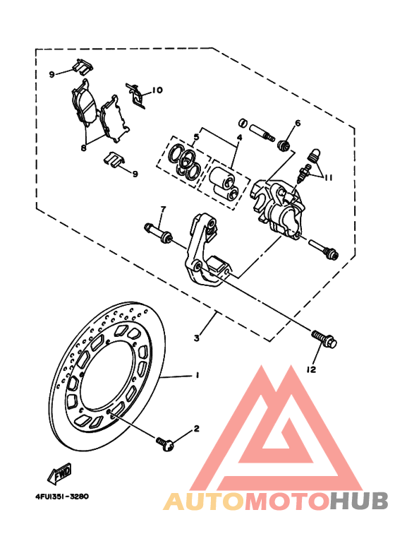 Передний суппорт