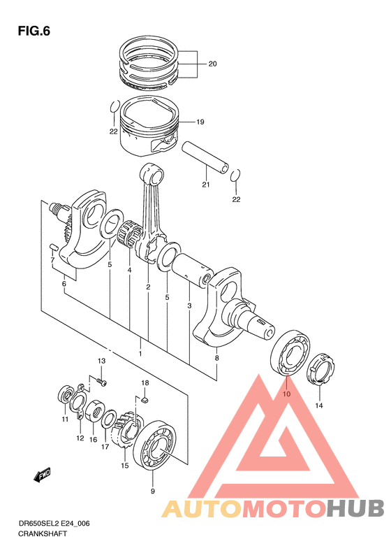 Вал коленчатый