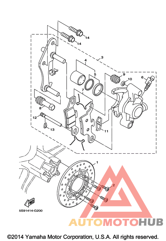 Передний суппорт