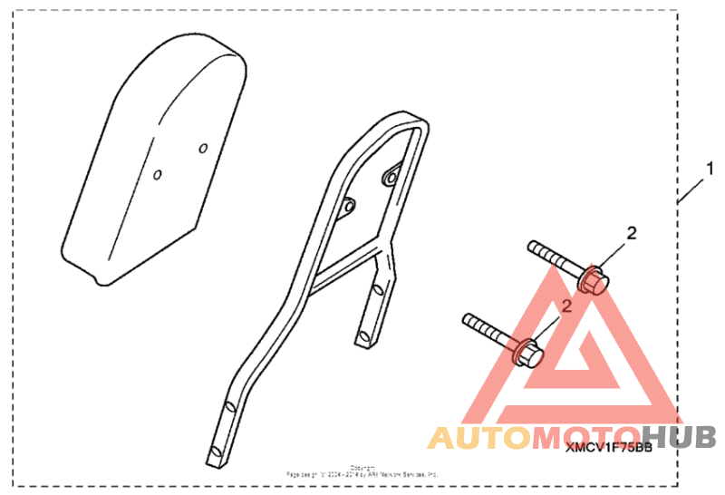 Backrest with pad