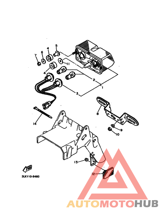 Taillight unit ass`y