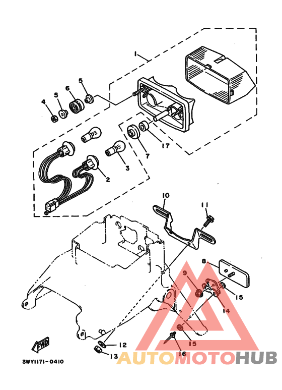 Taillight unit ass`y