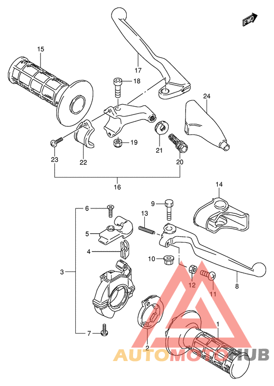 Рулевой рычаг