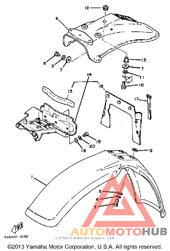 Front fender - rear fender