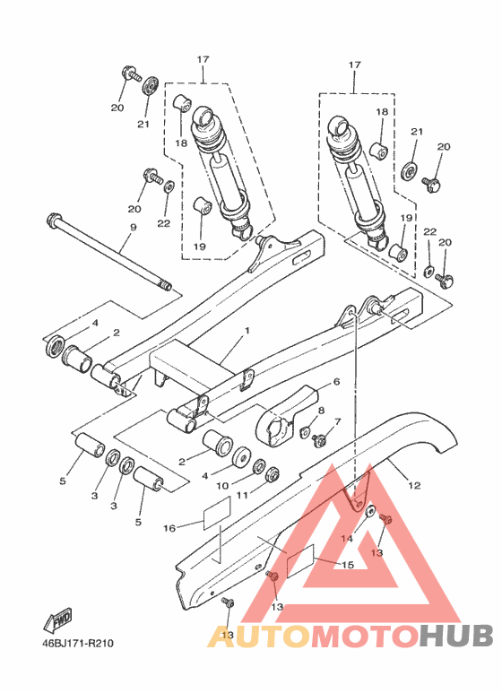 Rear arm & suspension