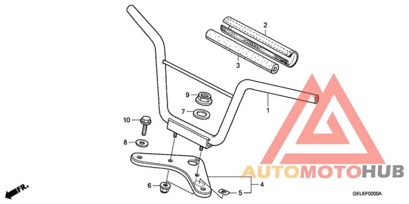 Handle pipe/top bridge