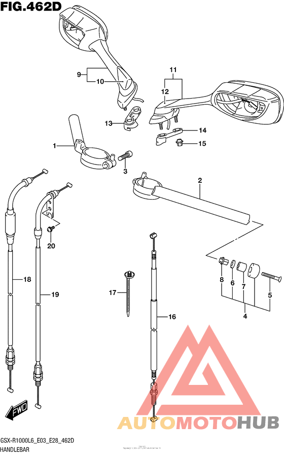 Handlebar (Gsx-R1000Al6 E28)