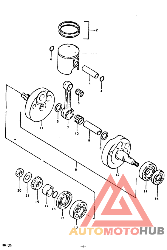 Вал коленчатый