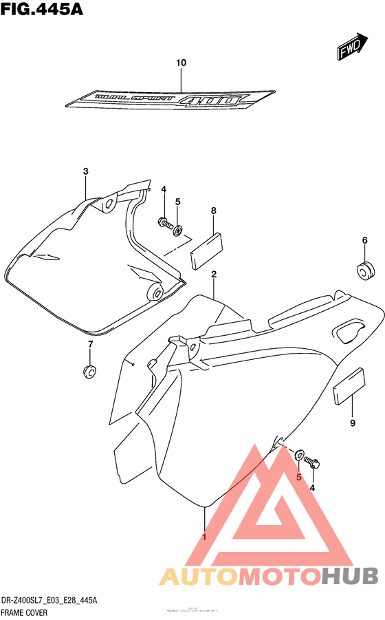 Frame Cover (Dr-Z400Sl7 E03)