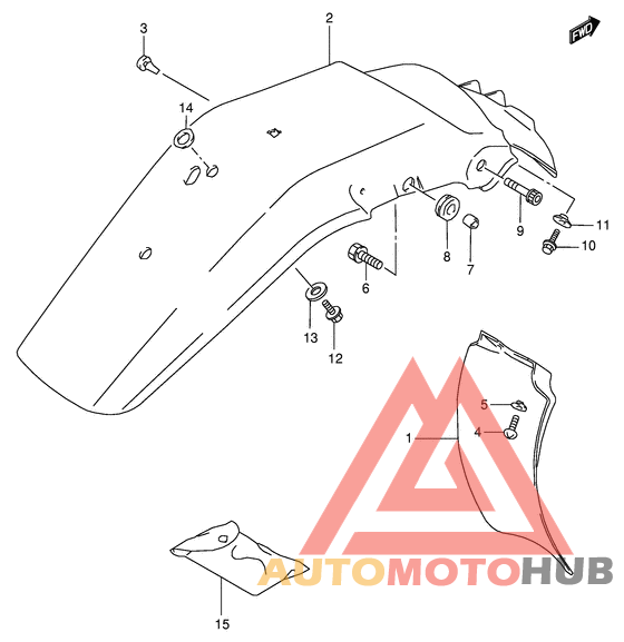 Заднее крыло