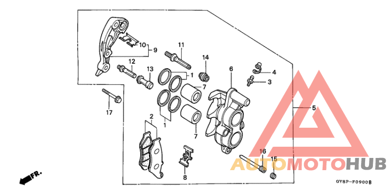 Передний суппорт