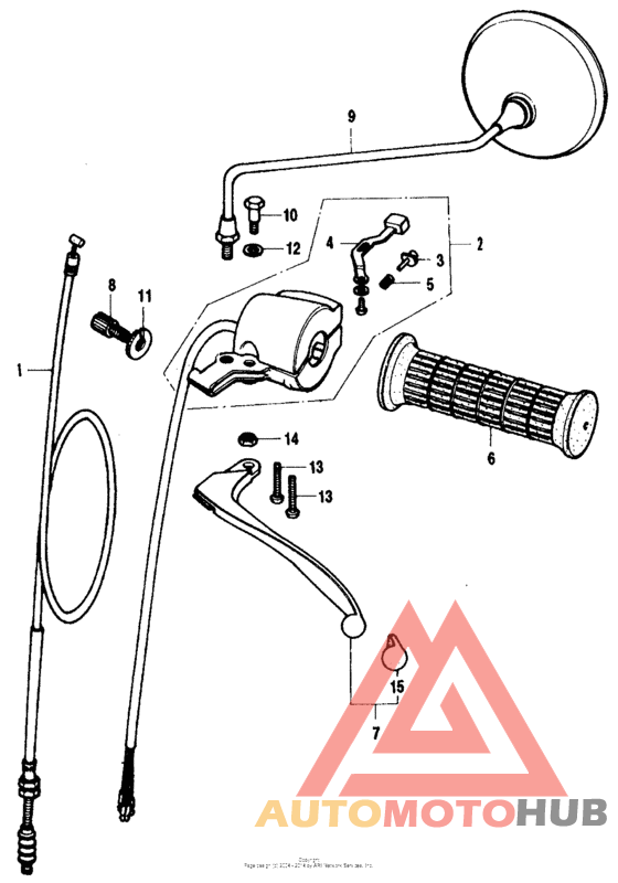 Left handle switch + cable clutch