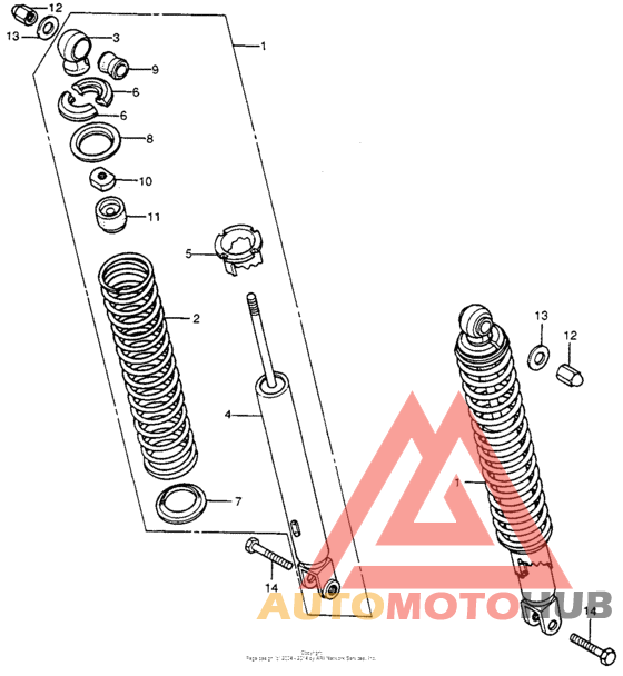 Задние амортизаторы