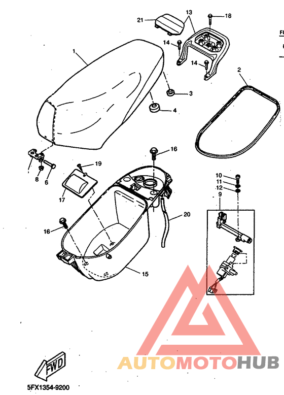 Selle. porte -bagages